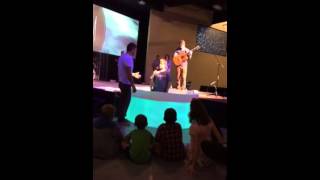 Drew's baptism