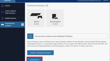 How to **deactivate** all accounts from ps4