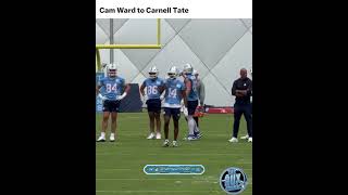 Cam Ward got his guy 😮💨Carnell Tate x Cam Ward could get scary FAST 👀#fyp #viral