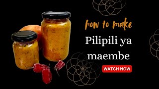 Pilipili ya Maembe | Mango Habanero Sauce | Jikoni Magic