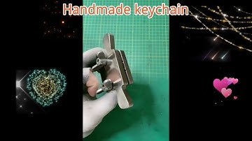 Tutorial video of making steel wire Keychain for couples in 2022