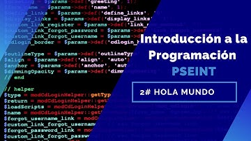 #2 Hola Mundo Pseint- Introducción a la Programación
