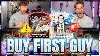 EXTREME PRICE RANGE 🚨🚑 TEUERSTE BUY FIRST GUY CHALLENGE 🔥 EA FC 24