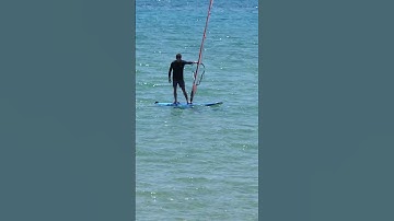 How to turn around (beginner windsurfing) 😉🧑‍🎓