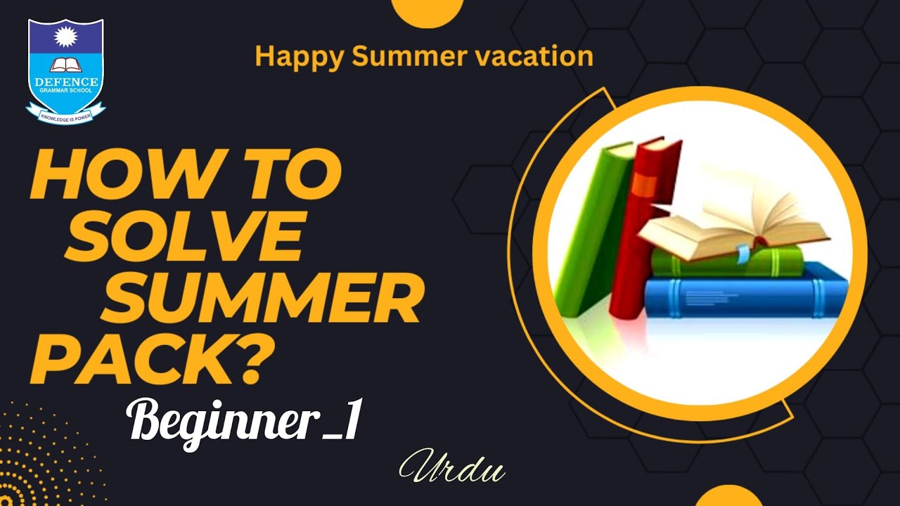 summer vacation homework pdf in urdu