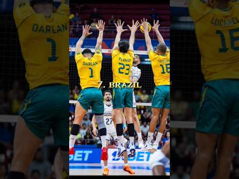 Top 10 strongest volleyball team in the world | #top10 #sports #volleyball