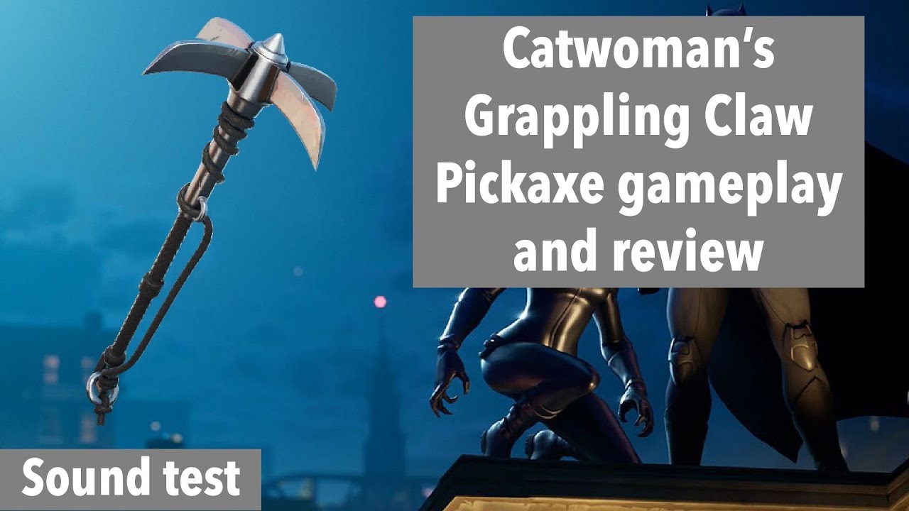 *NEW* CATWOMAN’S GRAPPLING CLAW Pickaxe Gameplay And Review (Fortnite