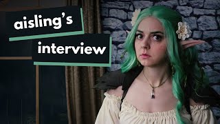 Aisling's Job Interview: Roleplaying as my D&D character