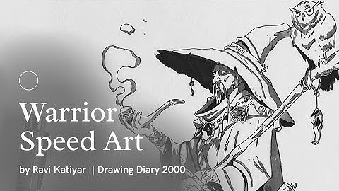 How To Draw An Warrior Step by Step Tutorial || Ravi Katiyar || Drawing  Diary 2000 ||