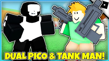 How to get "DUAL PICO & TANKMAN" BADGE in FNF & Mod Animations - ROBLOX