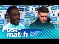 POST MATCH Fabian Hurzeler And Danny Welbeck Brighton V Liverpool POST MATCH Fabian Hurzeler And Danny Welbeck Brighton V Liverpool
