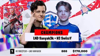 VANYAK3KK И SWIZZY РАЗОРВАЛИ В КЛОЧЬЯ ФНКС ФИНАЛ ФОРТНАЙТ! TOOSE, MIRWANA, MALIBUCA! FNCS FORTNITE