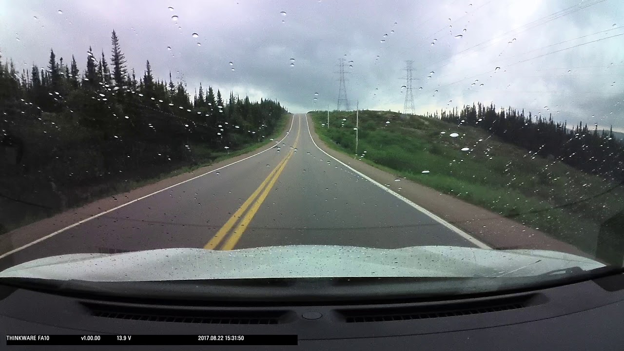 Quebec Highway 389 paved road near Baie Comeau YouTube