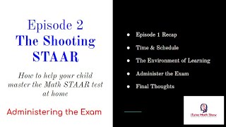 the Shooting STAAR - How to MASTER the Math STAAR test @ home (Part 2 of 4)