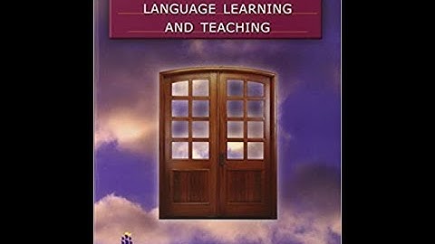 Principles of language, learning and teaching (chapter 1)
