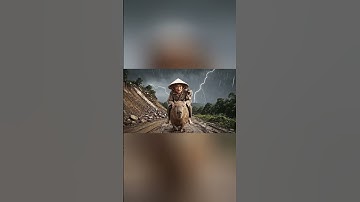 Capy giỏi quá, chạy tới cứu ông khỏi nguy hiểm #capybara #trending #ytshorts