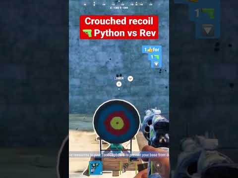 🔫 Python vs Rev crouch recoil 🛢 Rust Console 🎮 PS4, Xbox