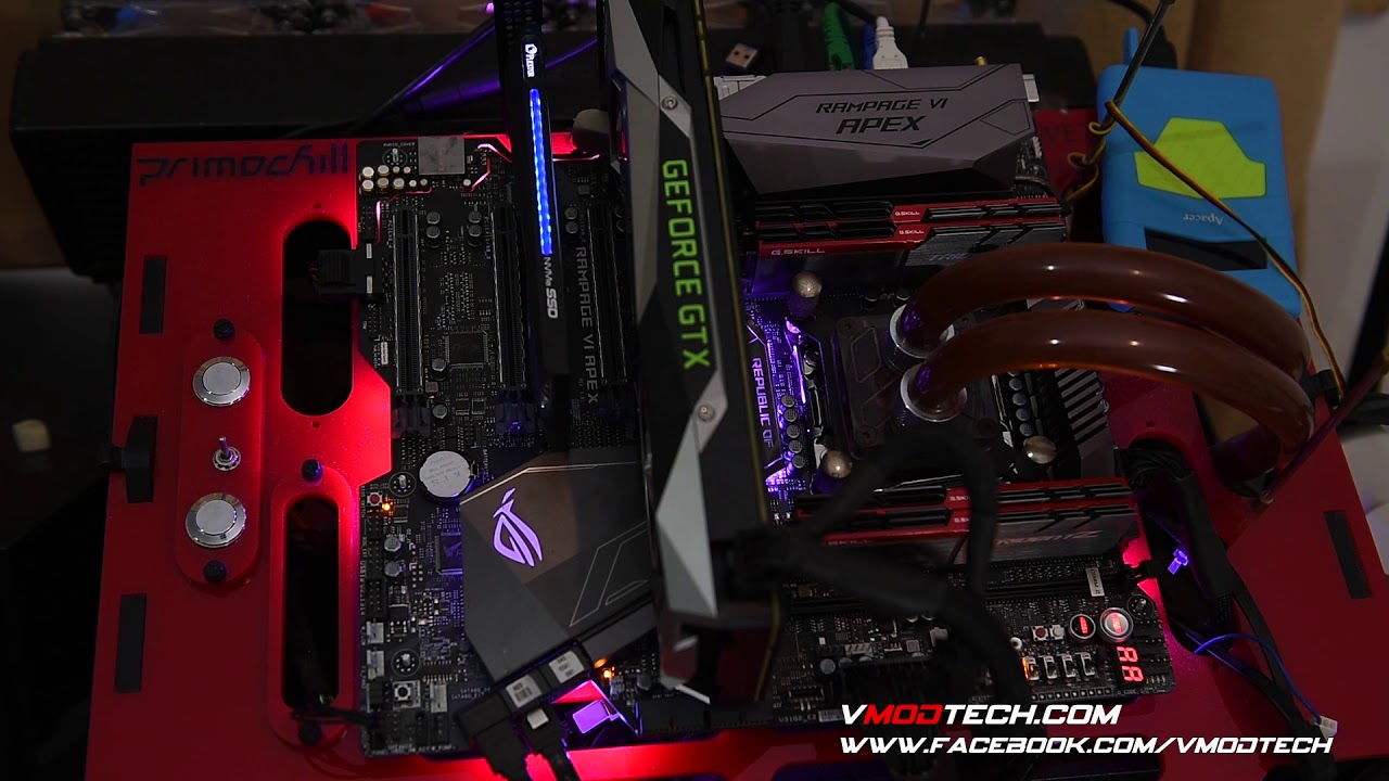 ASUS Rampage VI APEX Lighting - YouTube