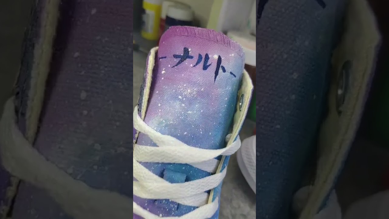 Hand painted Shoes Anime Style