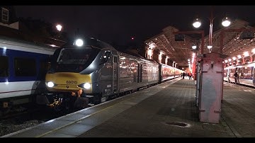 [HD] Chiltern Railways 68010 thrashes out of London Marylebone 29/01/2015