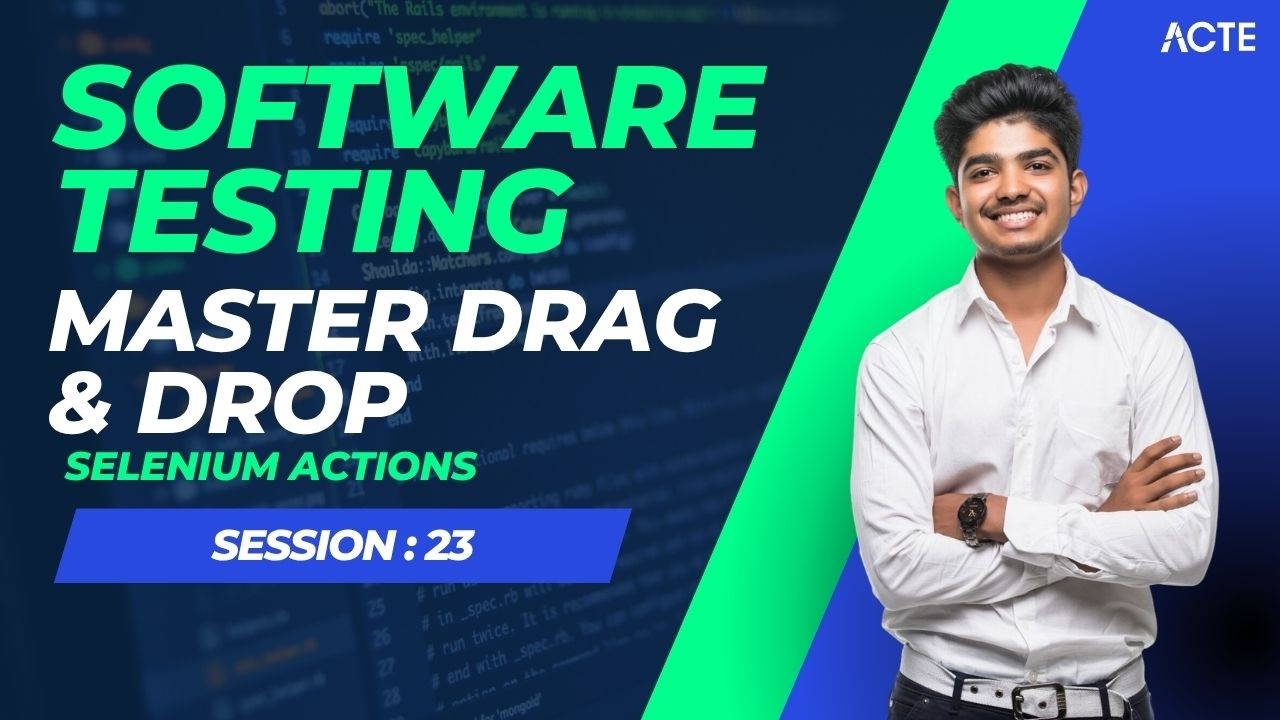 Handling Drag & Drop in Selenium 🔥 | Actions Class with Real-Time ...