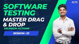 Handling Drag &amp; Drop in Selenium 🔥 | Actions Class with Real-Time Example