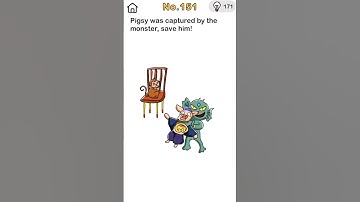 pigsy  was captured  by the  monster  save him | brain out level 151 | #shorts #viral