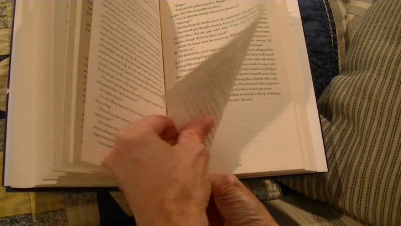 Book open and turn page