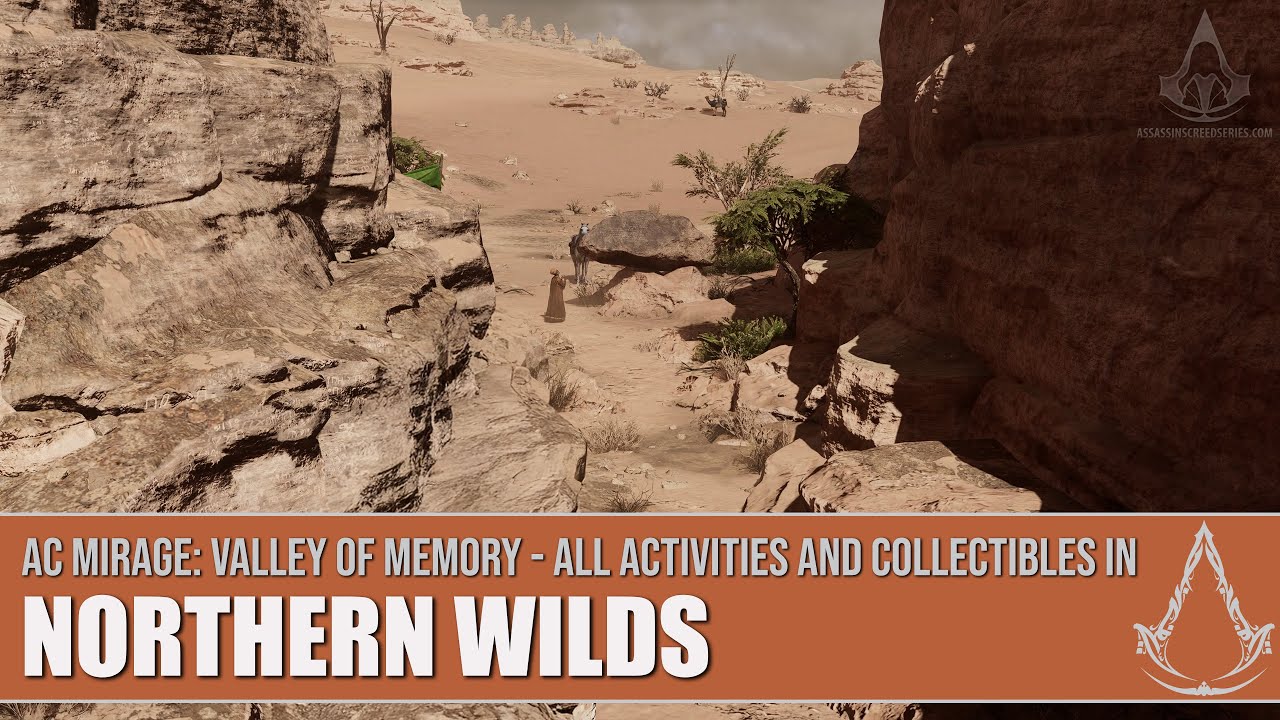 AC Mirage: Valley of Memory - All Side Activities and Collectibles in Northern Wilds