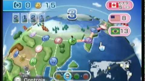 Wii Party - Gameplay Part 5: Around the world!