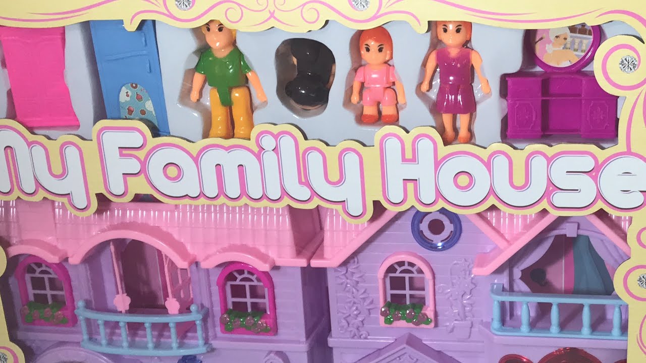 ألعاب البنات بيت صغير my family house 🏡 YouTube