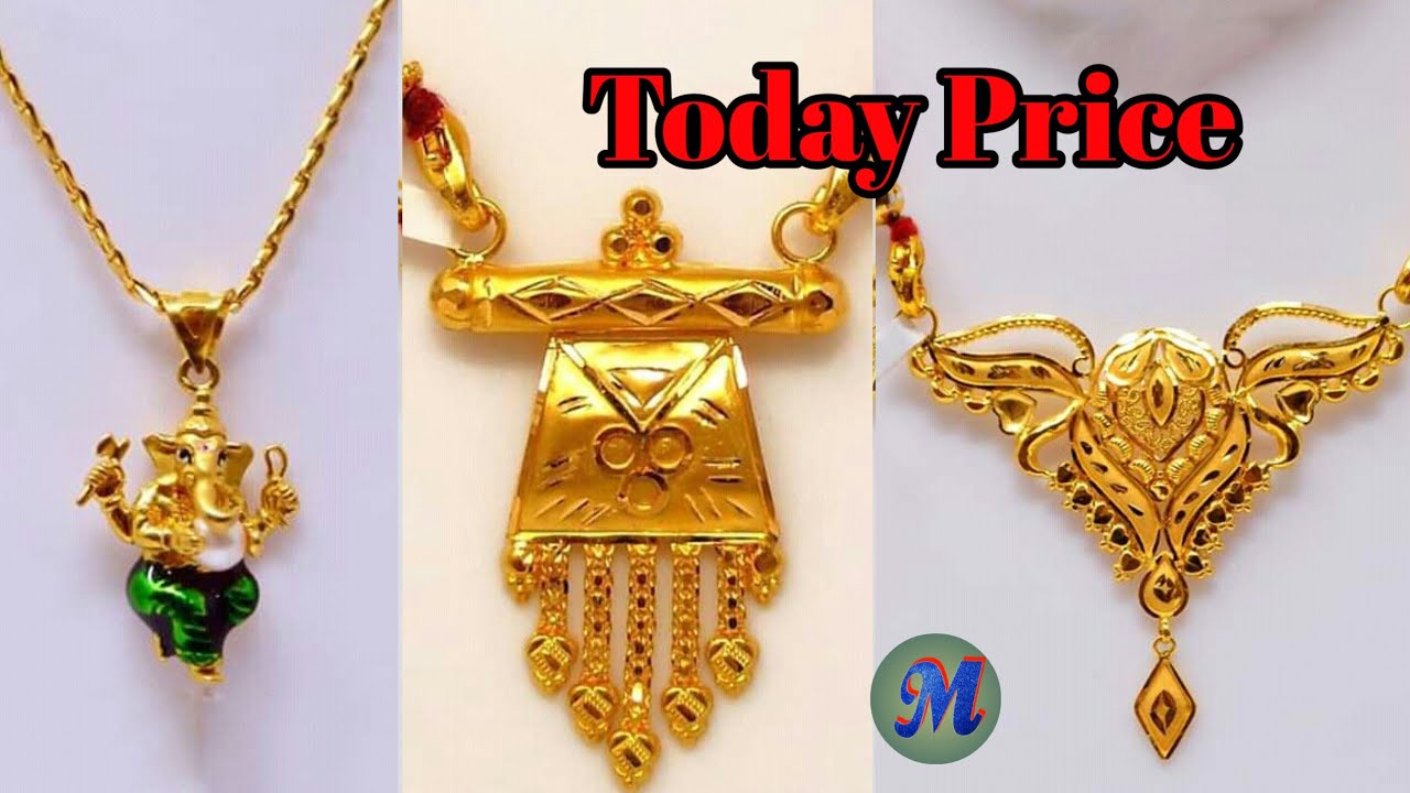 Gold locket and pendant designs with 