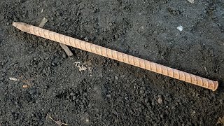 Sword Making- How To Forge A Simple Rebar Sword