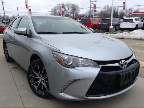 NEW 2017 Toyota Camry XSE Premium Package Review Silver / 1000 Islands