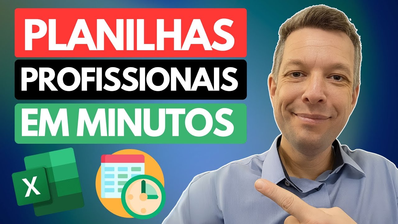 Como Criar Planilhas Profissionais no Excel em Minutos | Guia do Excel ...