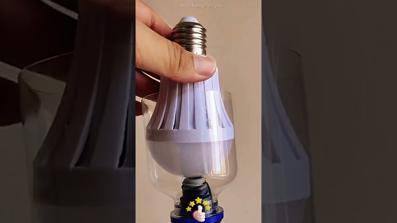 Make A Simple And Practical Auxiliary Tool For Installing Light Bulbs At High Altitudes 