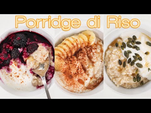 Porridge Dolce di Riso Low Fat