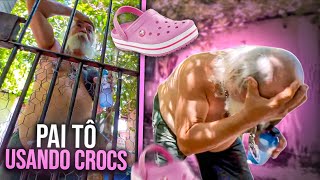 IZALICK DISSE A SEU PAI QUE TÁ USANDO CROCS | IZALICK