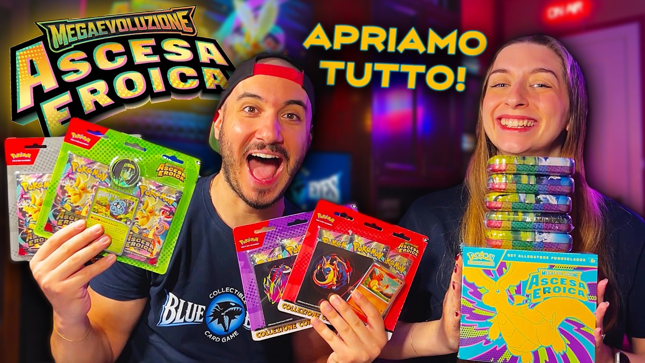 APRIAMO TUTTI I PRODOTTI DI POKEMON ASCESA EROICA!