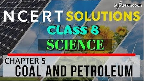 NCERT Solutions Class 8 Science Chapter 5 Coal and Petroleum