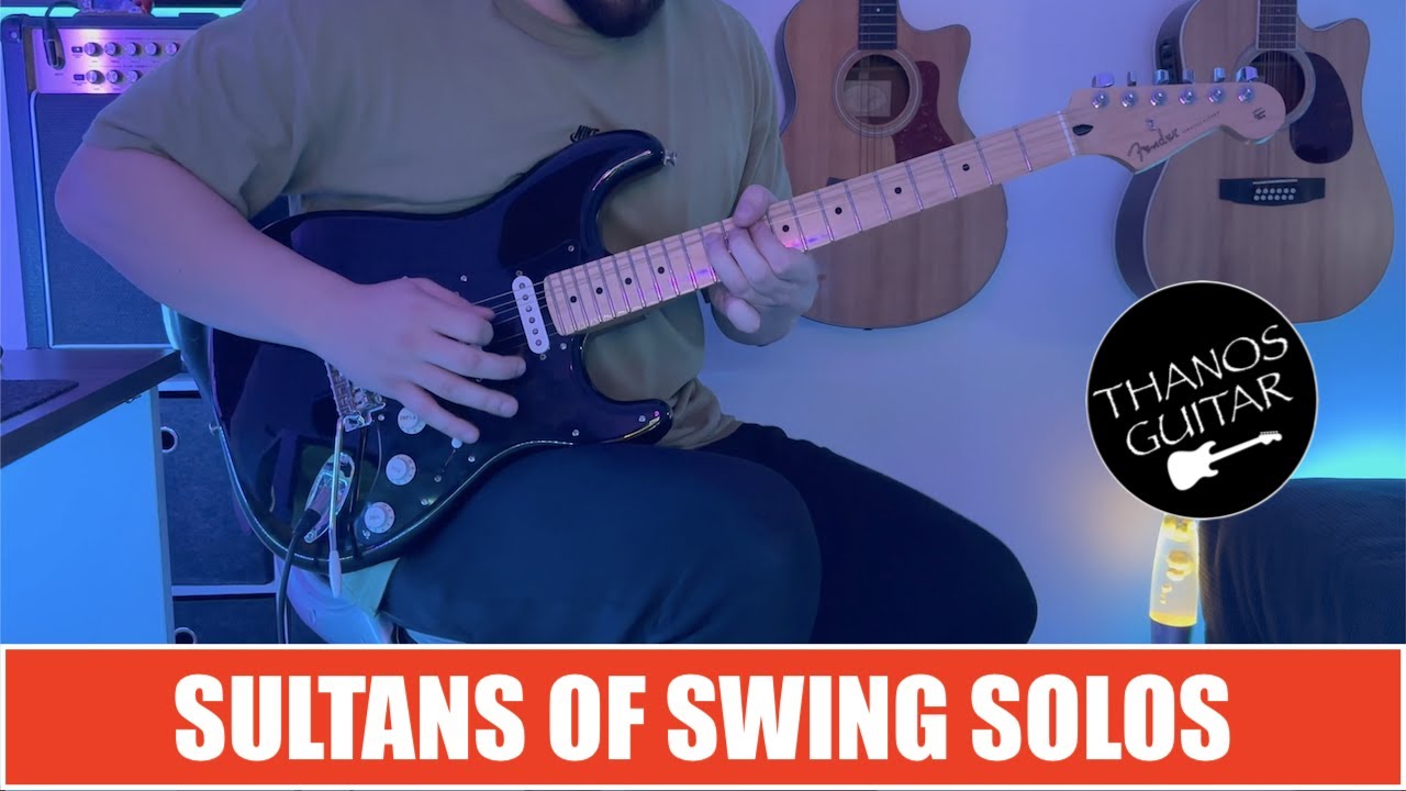 Dire Straits Sultans Of Swing (Guitar Solos Cover) YouTube