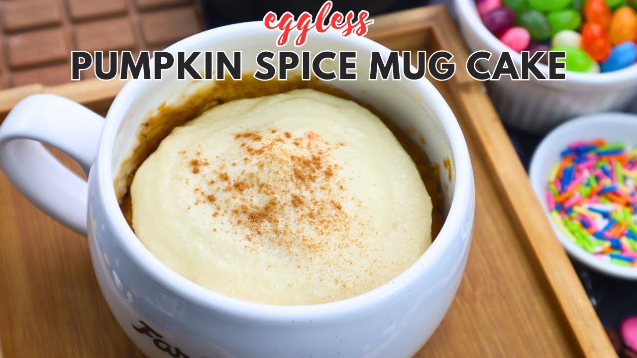 Pumpkin Spice Mug Cake | Eggless, 2-Minute Cozy Fall Dessert You’ll Make Every Day!(No Oven Needed!)