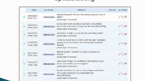 Socialoomph Overview.