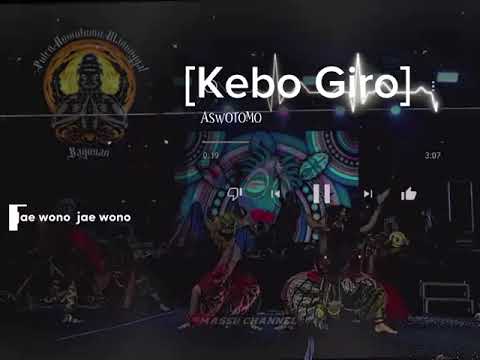 LIRIK LAGU KEBO GIRO PUTRO ASWOTONO MANUNGGAL-LIRIK||VERSION TIKTOK