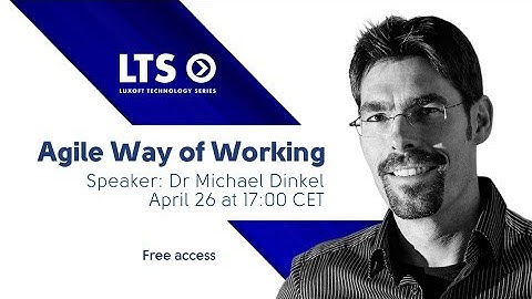 LTS Webinar "Agile Way of Working" with Michael Dinkel