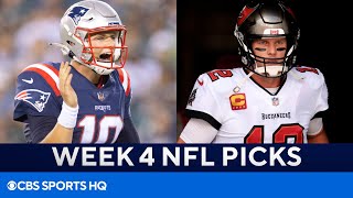 Week 4 NFL Picks: Cardinals at Rams, Bucs at Patriots, & MORE | CBS Sports HQ