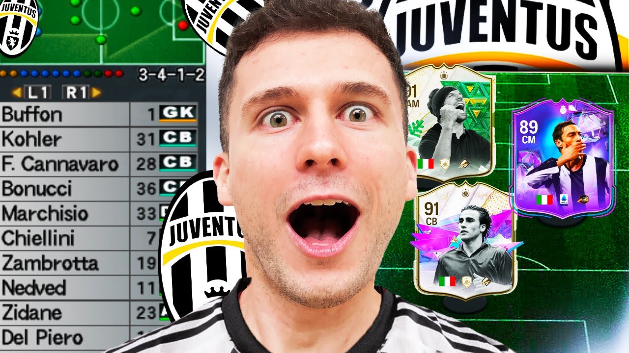 MONTEI O TIME LENDÁRIO DA JUVENTUS E JOGUEI A WL 🔥🔥 EA FC 24 ULTIMATE TEAM