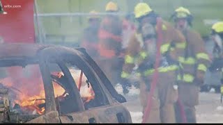 Dry, hot weather creating challenging conditions for firefighters