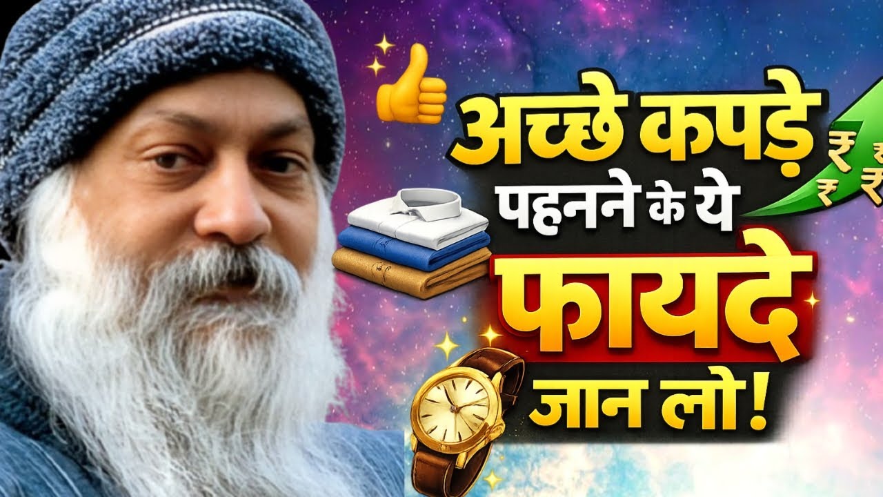 अच्छे कपड़े पहनने के ये फायदे जान लो|Osho speach hindi  |Learn the benefits of wearing good clothes 