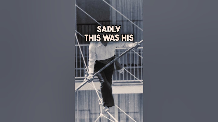 The Terrifying Final Walk of Daredevil Karl Wallenda at 73 Years Old 😱 #shorts